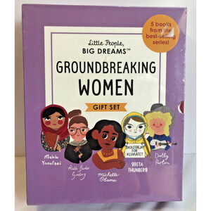 Little People Big Dreams Groundbreaking Women 5 Book Gift Set Ginsburg Obama NEW